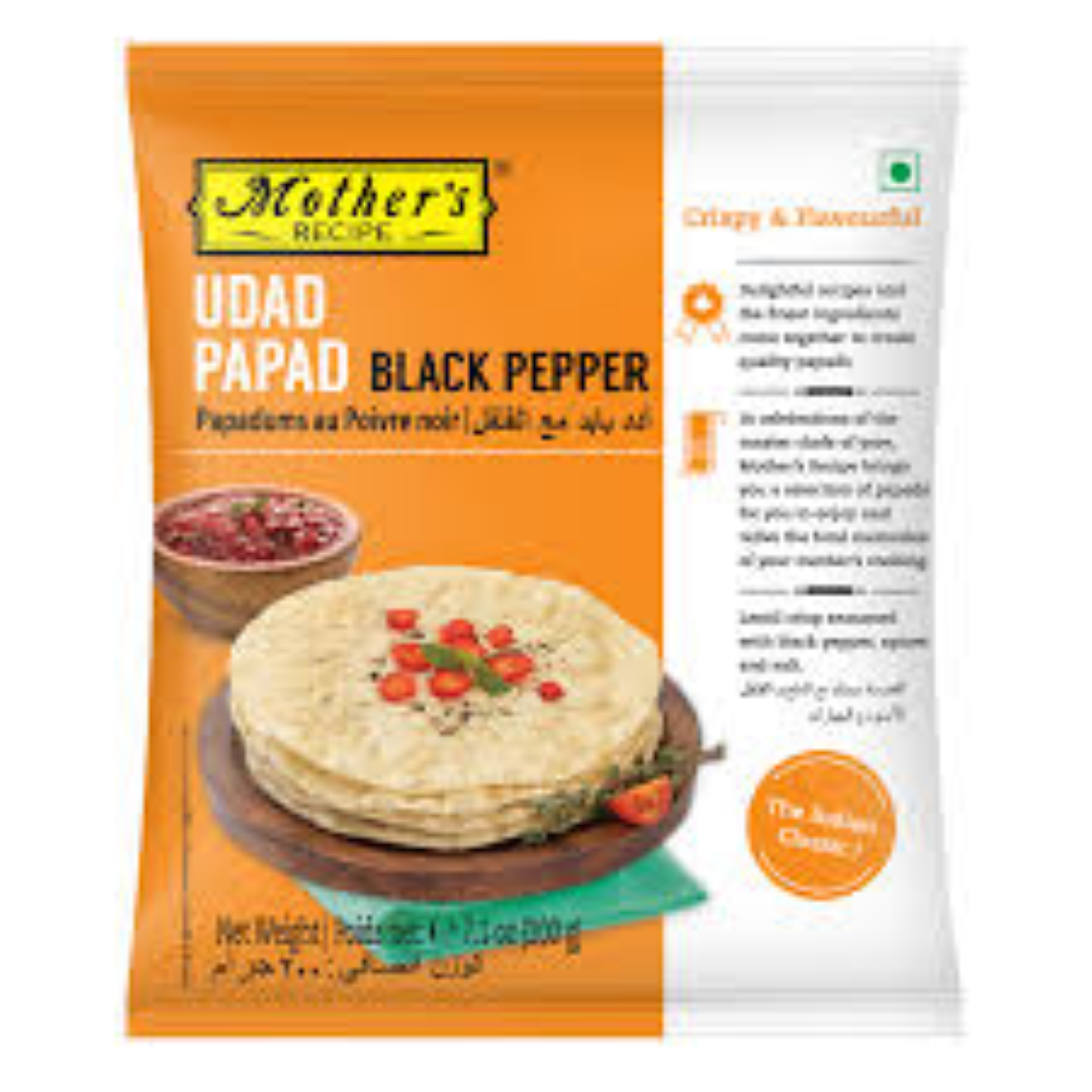 MOTHERS RECIPE UDAD PAPAD BLACK PEPPER 5
